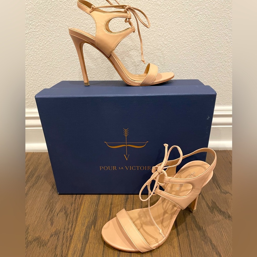 Pour La Victoire High Heeled Strappy Sandals - ElisaPM